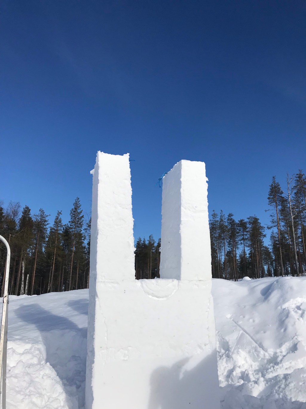 Snow sculptures making&nbsp;of!
