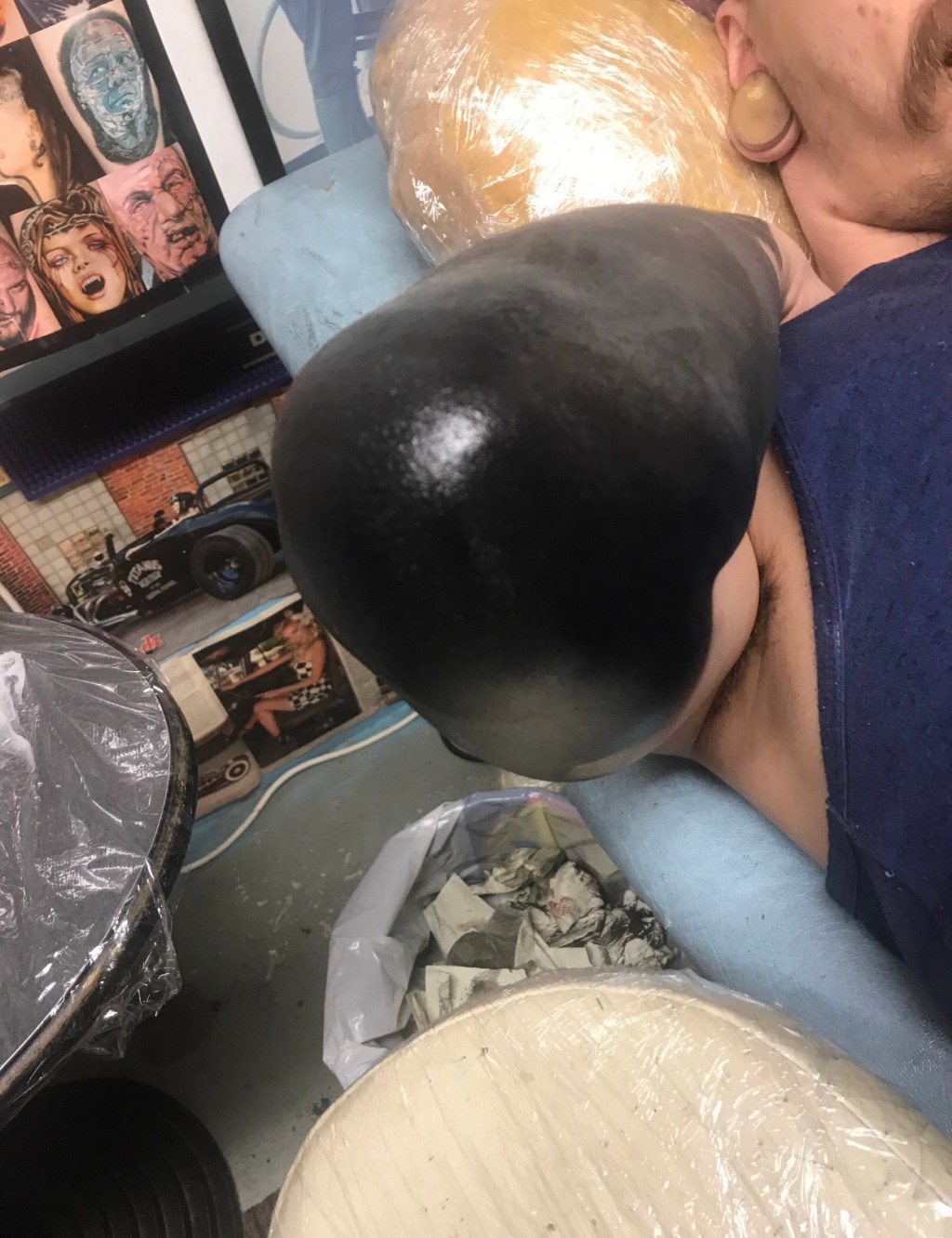 Black like a butthole of the black bull in the moonless&nbsp;night…